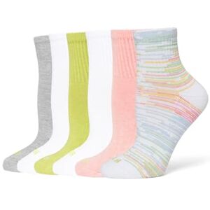 HUE Women's Mini Crew Sock, Rainbow-6 Pair Pack, One Size (Pack of 6) HUE Women's Mini Crew Sock, Rainbow-6 Pair Pack, One Size (Pack of 6)
