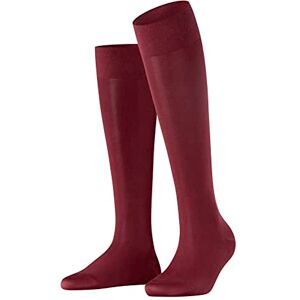 FALKE Women's Cotton Touch W Kh Thin Long Plain 1 Pair Knee-High Socks, Red Barolo 8596, 5.5-8 FALKE Women's Cotton Touch W Kh Thin Long Plain 1 Pair Knee-High Socks, Red Barolo 8596, 5.5-8