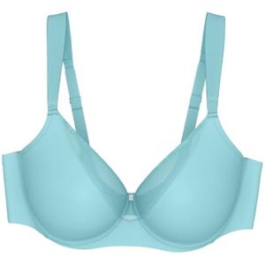 Triumph True Shape Sensation T W01 Women's Minimiser Bra Wide Straps Underwear Opaque, Silver Blue, 36C Triumph True Shape Sensation T W01 Women's Minimiser Bra Wide Straps Underwear Opaque, Silver Blue, 36C