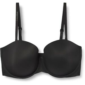 Calvin Klein Women’s Lightly Lined Strapless Bra with Stretch, Black (Black), 32F Calvin Klein Women’s Lightly Lined Strapless Bra with Stretch, Black (Black), 32F