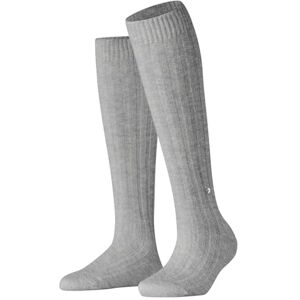 Burlington Women's Soft Rib W Kh Alpaca Wool Long Plain 1 Pair Knee-High Socks, Grey Light Heather 3223, 2.5-5 Burlington Women's Soft Rib W Kh Alpaca Wool Long Plain 1 Pair Knee-High Socks, Grey Light Heather 3223, 2.5-5