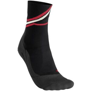 FALKE Women's RU4 Endurance W So Cotton Functional Yarn Anti-Blister 1 Pair Running Socks, Black 3008 Iconic, 5.5-6.5 FALKE Women's RU4 Endurance W So Cotton Functional Yarn Anti-Blister 1 Pair Running Socks, Black 3008 Iconic, 5.5-6.5