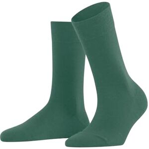 FALKE Women's Sensitive Berlin W So Wool Cotton With Soft Tops 1 Pair Socks, Green Caiman 7998, 2.5-5 FALKE Women's Sensitive Berlin W So Wool Cotton With Soft Tops 1 Pair Socks, Green Caiman 7998, 2.5-5
