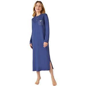 Damart Women's Chemise de nuit Manches Longues, Maille Jersey Bed Jacket, NUIT, 50-52 (XL) Damart Women's Chemise de nuit Manches Longues, Maille Jersey Bed Jacket, NUIT, 50-52 (XL)