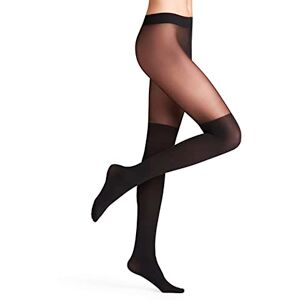 FALKE Women's Overknee 25 DEN W Ti Soft Yarn Plain 1 Pair Tights, Black 3009, M-L FALKE Women's Overknee 25 DEN W Ti Soft Yarn Plain 1 Pair Tights, Black 3009, M-L