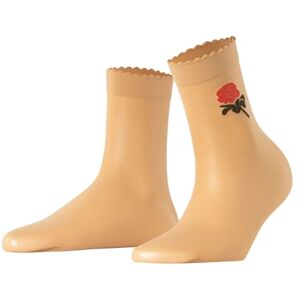 FALKE Women's Passionate 20 DEN W So Sheer Patterned 1 Pair Socks, Skin colour Powder 4169, 2.5-5 FALKE Women's Passionate 20 DEN W So Sheer Patterned 1 Pair Socks, Skin colour Powder 4169, 2.5-5