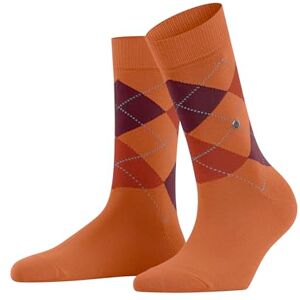 Burlington Women's Queen W So Cotton Patterned 1 Pair Socks, Orange Hermes 8467-O, 3.5-7 Burlington Women's Queen W So Cotton Patterned 1 Pair Socks, Orange Hermes 8467-O, 3.5-7