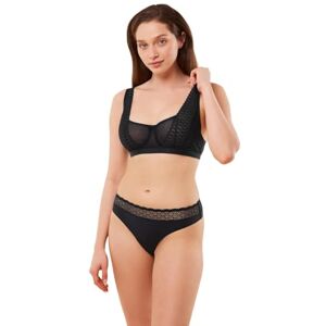 Triumph Women's Aura Spotlight T W02 Bra, Black, 34D Triumph Women's Aura Spotlight T W02 Bra, Black, 34D
