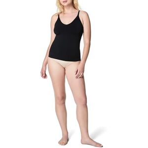 Spanx Women's Seamless Power High-Waisted Thong Camisole, Very Black, L Spanx Women's Seamless Power High-Waisted Thong Camisole, Very Black, L