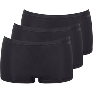 Sloggi Womens Go Daily Cotton Short 3p, Black, L UK Sloggi Womens Go Daily Cotton Short 3p, Black, L UK