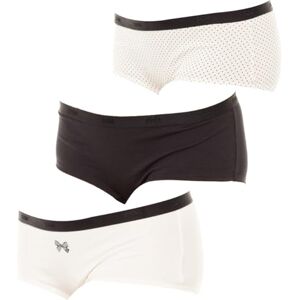 DIM Women's Boxer Les Pockets Cotton Colours & Designs x3 Black bow set L DIM Women's Boxer Les Pockets Cotton Colours & Designs x3 Black bow set L