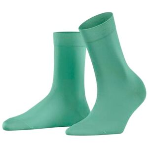 FALKE Women's Cotton Touch W So Thin Plain 1 Pair Socks, Turquoise Ocean Green 7506, 2.5-5 FALKE Women's Cotton Touch W So Thin Plain 1 Pair Socks, Turquoise Ocean Green 7506, 2.5-5
