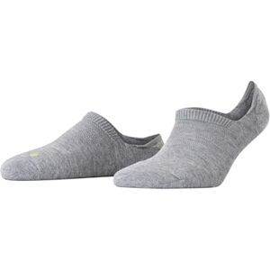FALKE Women's Cool Kick W Hp Soft Breathable Quick Drying Grips On Sole 1 Pair Grip socks, Grey Light Melange 3775, 4/5 UK FALKE Women's Cool Kick W Hp Soft Breathable Quick Drying Grips On Sole 1 Pair Grip socks, Grey Light Melange 3775, 4/5 UK