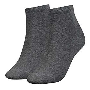 Tommy Hilfiger Women's Short Sock, Middle Grey Melange, 39/42 (Pack of 2) Tommy Hilfiger Women's Short Sock, Middle Grey Melange, 39/42 (Pack of 2)