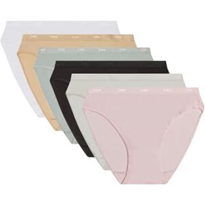 DIM Culottes Femme Lot de 6 Les Pockets Eco Coton Douceur & Confort Ceinture Invisible Multicolores Style Classique DIM Culottes Femme Lot de 6 Les Pockets Eco Coton Douceur & Confort Ceinture Invisible Multicolores Style Classique