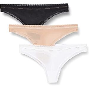 Calvin Klein Women's Thongs Carousel, Multicolour, L Calvin Klein Women's Thongs Carousel, Multicolour, L