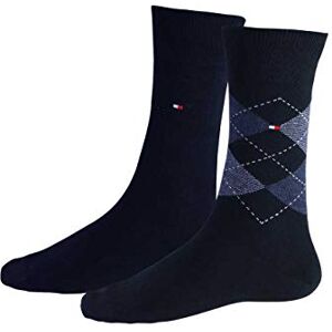 Tommy Hilfiger Men's Socks Check (2-Pack) Dark Navy 39/42 Tommy Hilfiger Men's Socks Check (2-Pack) Dark Navy 39/42
