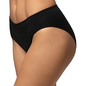 POMPEA Women's Slip Seamless Underwear, Black, L-XL (Pack of 5) POMPEA Women's Slip Seamless Underwear, Black, L-XL (Pack of 5)