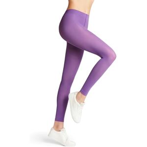 FALKE Women's Pure Matt 50 DEN W Le Semi-Opaque Plain 1 Pair Leggings, Purple Pink Iris 8943, M-L FALKE Women's Pure Matt 50 DEN W Le Semi-Opaque Plain 1 Pair Leggings, Purple Pink Iris 8943, M-L