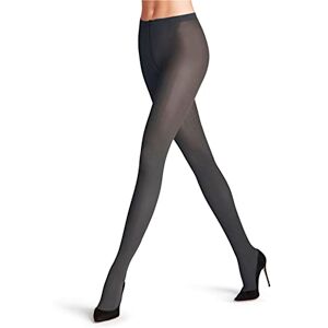 FALKE Women's Prime Rib 60 DEN W Ti Semi-Opaque Patterned 1 Pair Tights, Grey Graphite 3146, L FALKE Women's Prime Rib 60 DEN W Ti Semi-Opaque Patterned 1 Pair Tights, Grey Graphite 3146, L