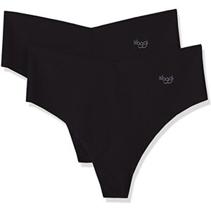 Sloggi Women's Zero Microfibre H Hipstring C2P Hipster, Black, XS (Pack of 2) Sloggi Women's Zero Microfibre H Hipstring C2P Hipster, Black, XS (Pack of 2)