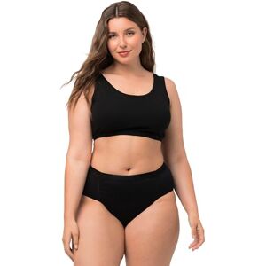 Ulla Popken Women's Slip On Bra Plain T-Shirt Bra Opaque, Black, 42-44 Ulla Popken Women's Slip On Bra Plain T-Shirt Bra Opaque, Black, 42-44