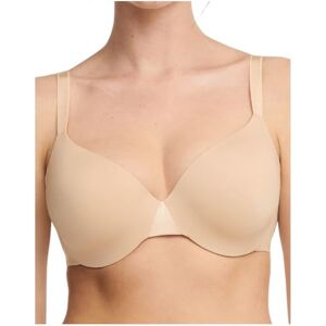 Chantelle Women's, ESSENTIALL, Covering T-Shirt Bra, Women's invisible lingerie, Beige Dore, 34B Chantelle Women's, ESSENTIALL, Covering T-Shirt Bra, Women's invisible lingerie, Beige Dore, 34B