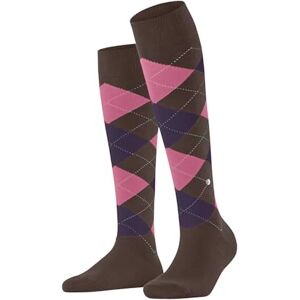 Burlington Women's Queen W Kh Cotton Long Patterned 1 Pair Knee-High Socks, Brown Autumn Melange 5880, 3.5-7 Burlington Women's Queen W Kh Cotton Long Patterned 1 Pair Knee-High Socks, Brown Autumn Melange 5880, 3.5-7