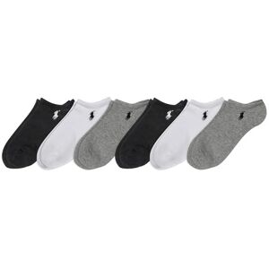Ralph Lauren Women's Classic Sport Solid Ultra Low Cut Socks-6 Pair Pack-Athletic Cotton Comfort Flat Knit, Gray Assorted, 8-10 UK Ralph Lauren Women's Classic Sport Solid Ultra Low Cut Socks-6 Pair Pack-Athletic Cotton Comfort Flat Knit, Gray Assorted, 8-10 UK