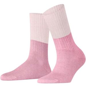 FALKE Women's Slow Mood W So Linen Cotton Patterned 1 Pair Socks, Pink Rose-White 8246, 2.5-5 FALKE Women's Slow Mood W So Linen Cotton Patterned 1 Pair Socks, Pink Rose-White 8246, 2.5-5