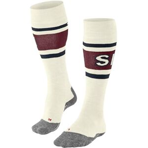 FALKE Women's SK2 Intermediate Wool W Kh Wool Functional Yarn Warm Thick 1 Pair Skiing Socks, White Off-White 2040 Trend, 7-8 FALKE Women's SK2 Intermediate Wool W Kh Wool Functional Yarn Warm Thick 1 Pair Skiing Socks, White Off-White 2040 Trend, 7-8