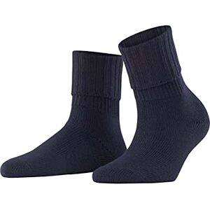 FALKE Women's Striggings Rib W So Wool Plain 1 Pair Socks, Blue Dark Navy 6379, 2.5-5 FALKE Women's Striggings Rib W So Wool Plain 1 Pair Socks, Blue Dark Navy 6379, 2.5-5