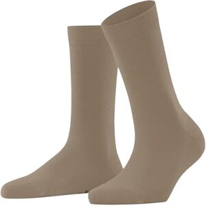FALKE Women's Family W So Sustainable Cotton Plain 1 Pair Socks, Beige Nude 4092, 5.5-8 FALKE Women's Family W So Sustainable Cotton Plain 1 Pair Socks, Beige Nude 4092, 5.5-8