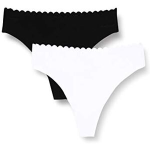 DIM Women's Slip INVISIFREE Underwear Black/White DIM Women's Slip INVISIFREE Underwear Black/White