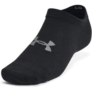 Under Armour Essential No Show 6pack Socks Unisex, S, Black Under Armour Essential No Show 6pack Socks Unisex, S, Black