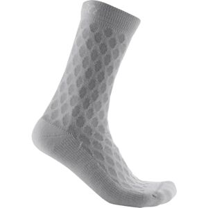 CASTELLI 4517546-870 SFIDA 13 SOCK Socks Women's SILVER GRAY/WHITE Size S/M CASTELLI 4517546-870 SFIDA 13 SOCK Socks Women's SILVER GRAY/WHITE Size S/M