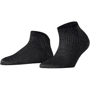 FALKE Women's Shiny W Sn Viscose Low-Cut Plain 1 Pair Trainer Socks, Black 3000, 2.5-5 FALKE Women's Shiny W Sn Viscose Low-Cut Plain 1 Pair Trainer Socks, Black 3000, 2.5-5