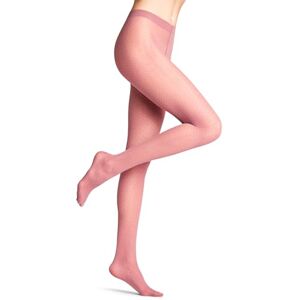 FALKE Women's Lullaby 20 DEN W Ti Sheer Patterned 1 Pair Tights, Pink Roan Rouge 8936, M FALKE Women's Lullaby 20 DEN W Ti Sheer Patterned 1 Pair Tights, Pink Roan Rouge 8936, M