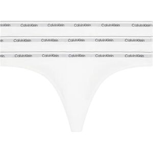 Calvin Klein Women's 3 Pack Modern Logo Thongs, White (White/White/White), 3XL Calvin Klein Women's 3 Pack Modern Logo Thongs, White (White/White/White), 3XL