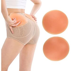 AFLIFLI 1-Pair Silicone Butt Pads, Portable Fake Hip Pads, Butt Lifter Enhancer & Padded Inserts Padding for Women Shapewear Control Panties Big Butt Peach, Peach, 20-40 AFLIFLI 1-Pair Silicone Butt Pads, Portable Fake Hip Pads, Butt Lifter Enhancer & Padded Inserts Padding for Women Shapewear Control Panties Big Butt Peach, Peach, 20-40