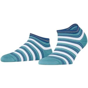 FALKE Women's Smart Stripe W Sn Cotton Low-Cut Patterned 1 Pair Trainer Socks, Turquoise Key Largo 6852, 2.5-5 FALKE Women's Smart Stripe W Sn Cotton Low-Cut Patterned 1 Pair Trainer Socks, Turquoise Key Largo 6852, 2.5-5