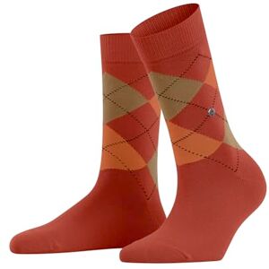 Burlington Women's Queen W So Cotton Patterned 1 Pair Socks, Orange 8039-O, 3.5-7 Burlington Women's Queen W So Cotton Patterned 1 Pair Socks, Orange 8039-O, 3.5-7