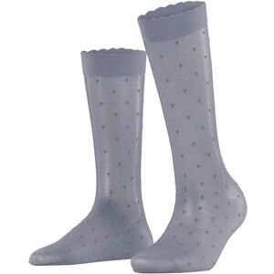 FALKE Women's Dot 15 DEN W Kh Sheer Patterned 1 Pair Knee-High Socks, Grey Pearl 3248, 5.5-8 FALKE Women's Dot 15 DEN W Kh Sheer Patterned 1 Pair Knee-High Socks, Grey Pearl 3248, 5.5-8