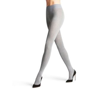 FALKE Women's Family W Ti Sustainable Cotton Plain 1 Pair Tights, Grey Greymix 3399, M-L FALKE Women's Family W Ti Sustainable Cotton Plain 1 Pair Tights, Grey Greymix 3399, M-L