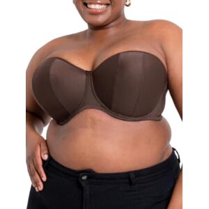 Curvy Kate Luxe Strapless Bra Cocoa 34J Curvy Kate Luxe Strapless Bra Cocoa 34J