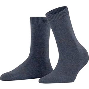 FALKE Women's Cosy Wool W So Viscose Cashmere Plain 1 Pair Socks, Blue Dark Melange 6688, 2.5-5 FALKE Women's Cosy Wool W So Viscose Cashmere Plain 1 Pair Socks, Blue Dark Melange 6688, 2.5-5