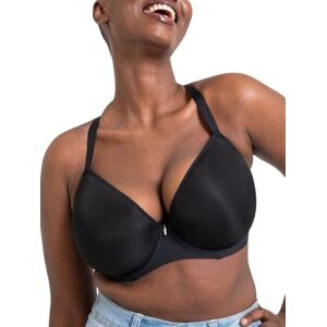 Curvy Kate Smoothie Spacer Moulded T-Shirt Plunge Bra Black 36H Curvy Kate Smoothie Spacer Moulded T-Shirt Plunge Bra Black 36H