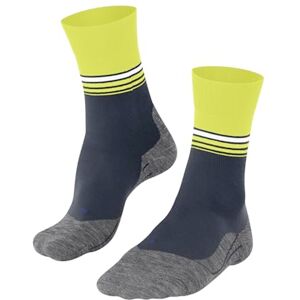 FALKE Women's RU4 Endurance Cool W So Functional Yarn Anti-Blister 1 Pair Running Socks, Blue Space 6116 Stripe, 2.5-3.5 FALKE Women's RU4 Endurance Cool W So Functional Yarn Anti-Blister 1 Pair Running Socks, Blue Space 6116 Stripe, 2.5-3.5