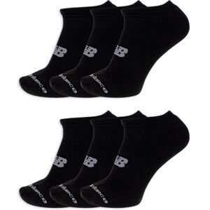 New Balance Women's Performance Cushioned No Show Socks-6 & 12 Moisture Wicking, Black (6 Pairs), M New Balance Women's Performance Cushioned No Show Socks-6 & 12 Moisture Wicking, Black (6 Pairs), M