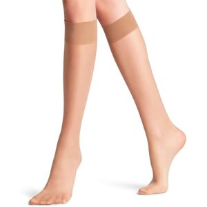 FALKE Women's Seidenglatt 15 DEN W Kh Sheer Plain 1 Pair Knee-High Socks, Skin colour Powder 4169, 2.5-5 FALKE Women's Seidenglatt 15 DEN W Kh Sheer Plain 1 Pair Knee-High Socks, Skin colour Powder 4169, 2.5-5